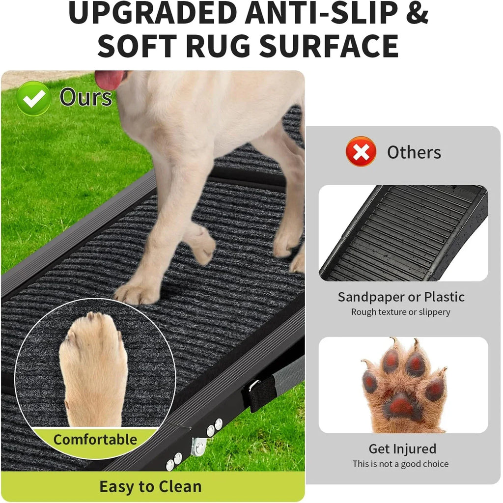 Pet Ramp Collection Letvægts foldbar rampe til senge og biler med skridsikker overflade
