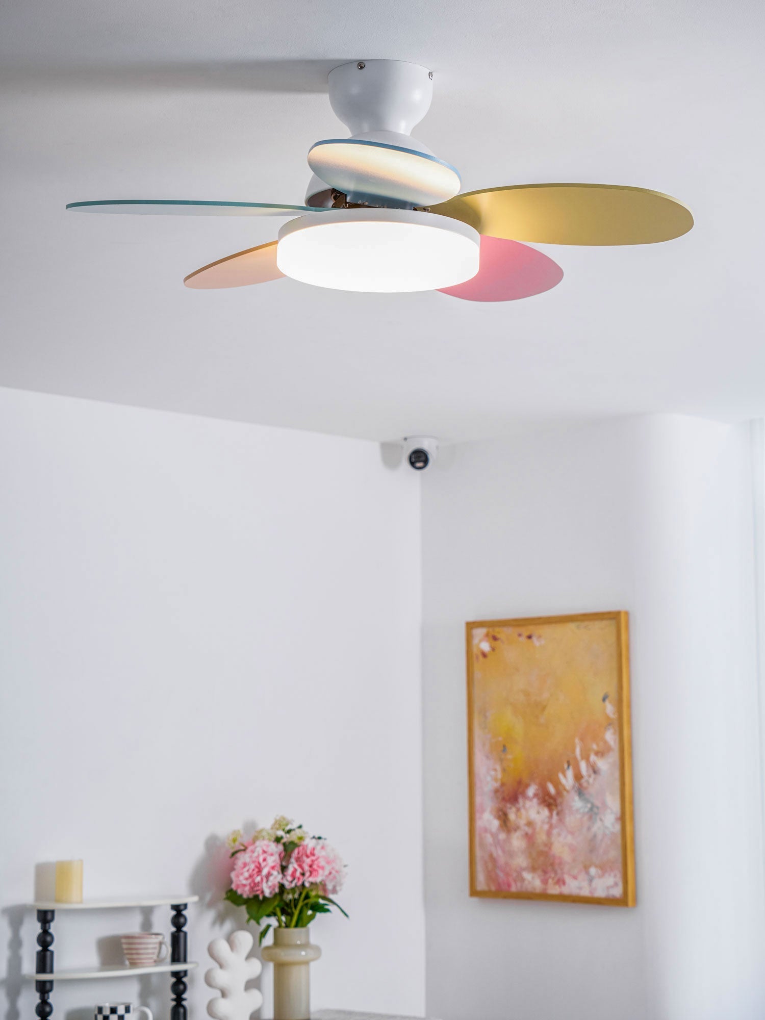 Luce per ventilatore da soffitto con pale a petalo | Ormexis
