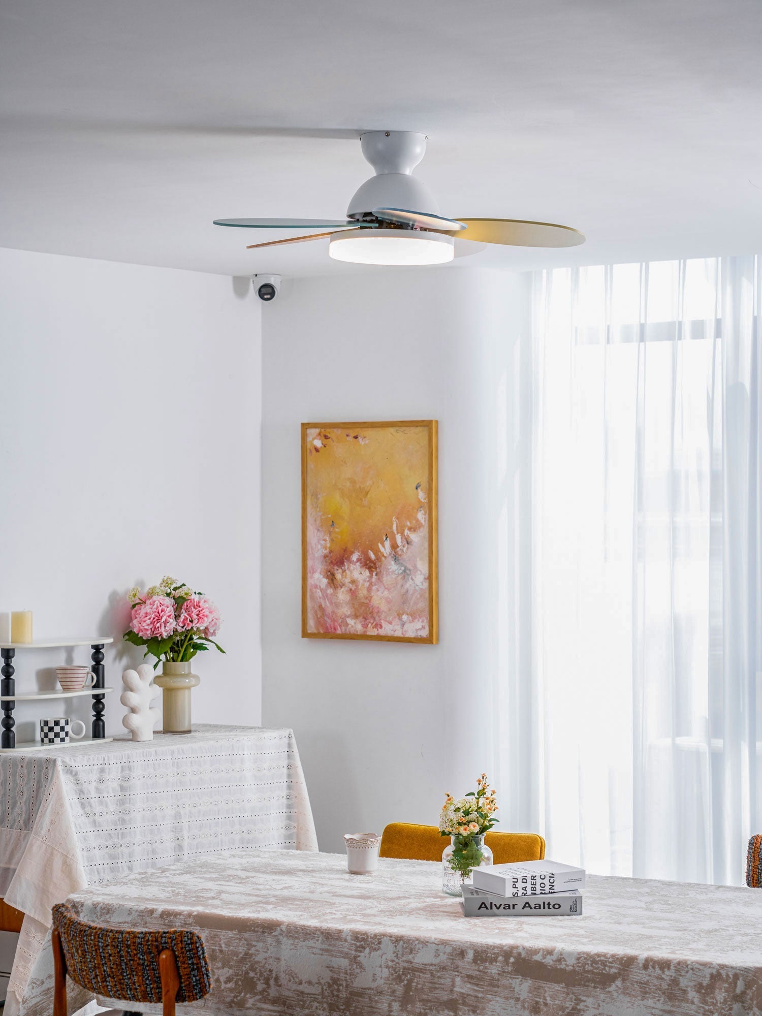Luce per ventilatore da soffitto con pale a petalo | Ormexis