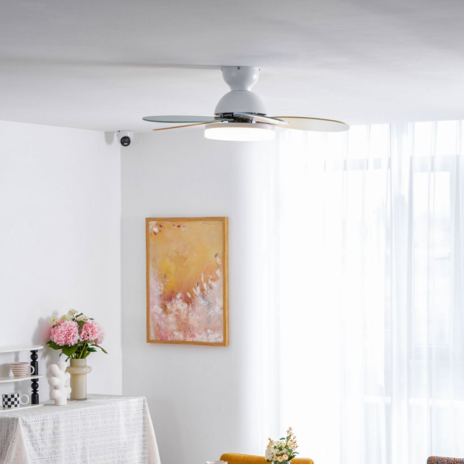 Luce per ventilatore da soffitto con pale a petalo | Ormexis