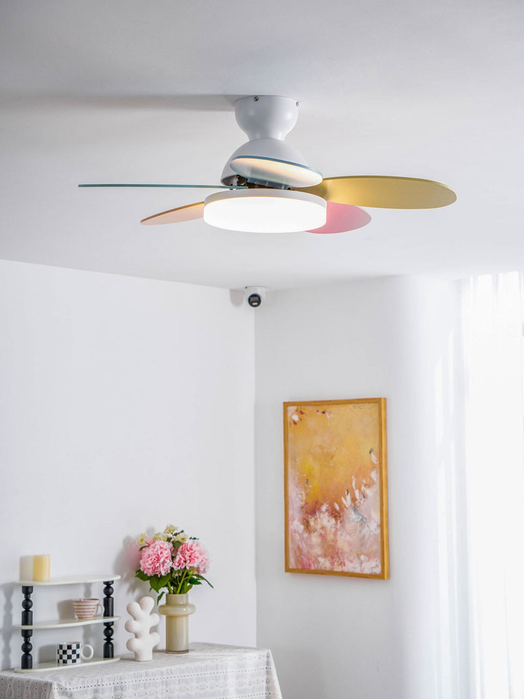 Luce per ventilatore da soffitto con pale a petalo | Ormexis