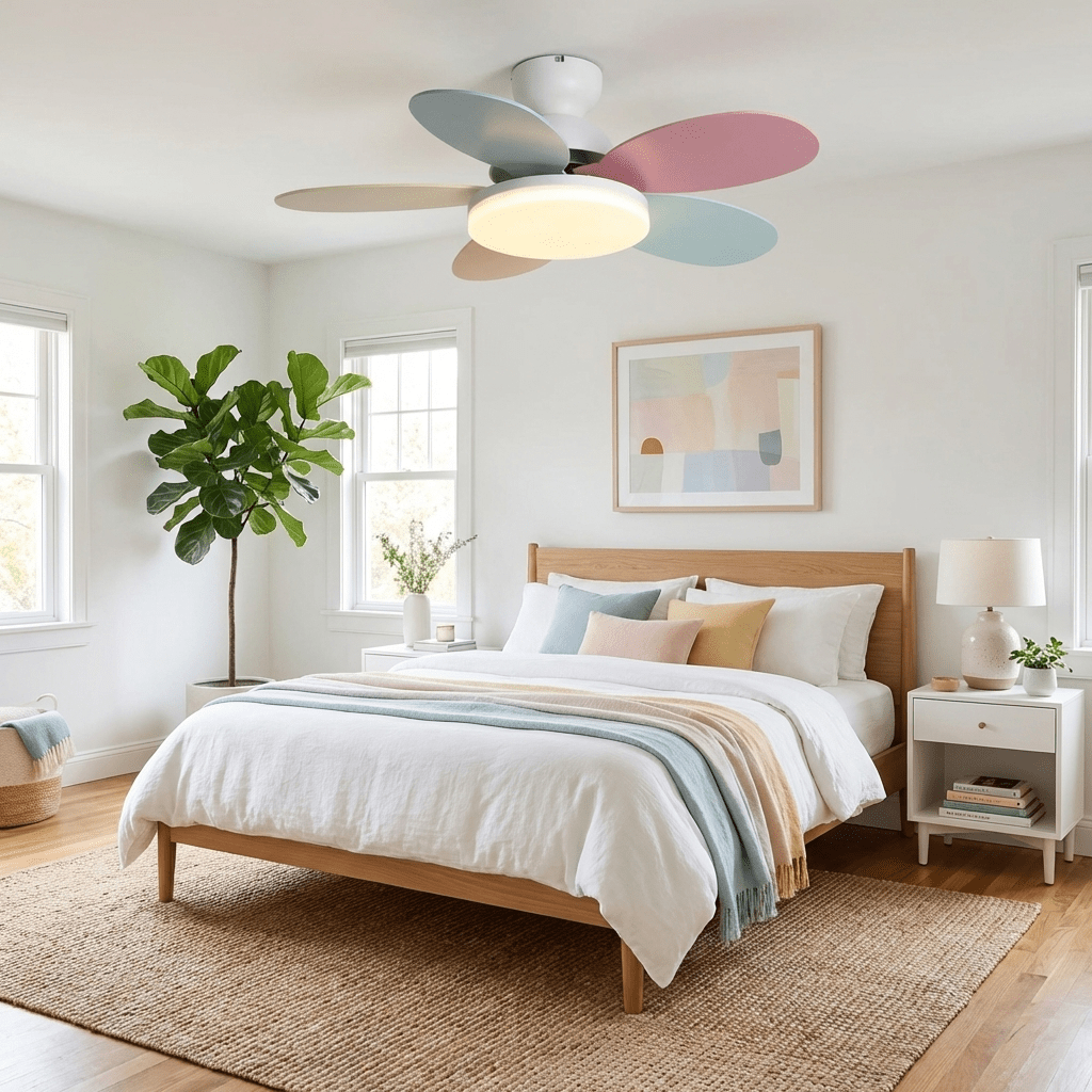 Luce per ventilatore da soffitto con pale a petalo | Ormexis