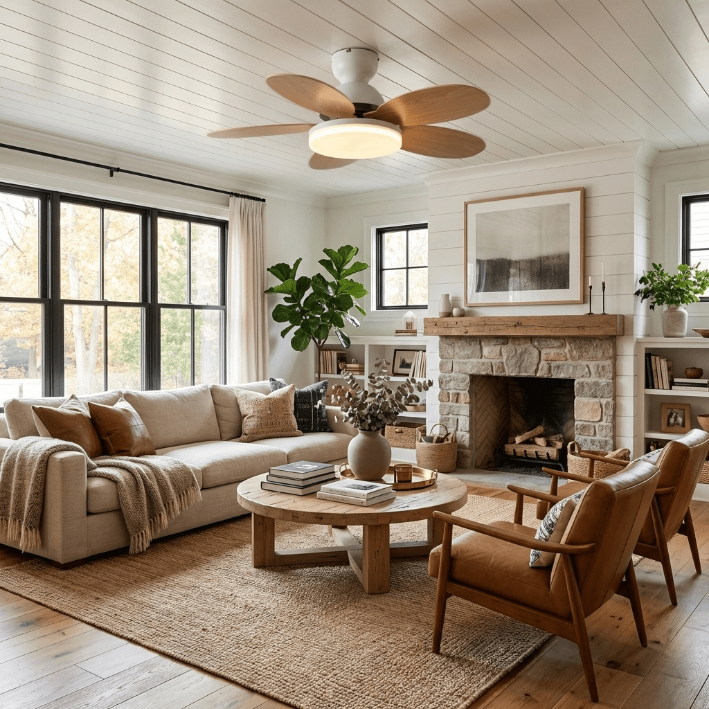 Luce per ventilatore da soffitto con pale a petalo | Ormexis