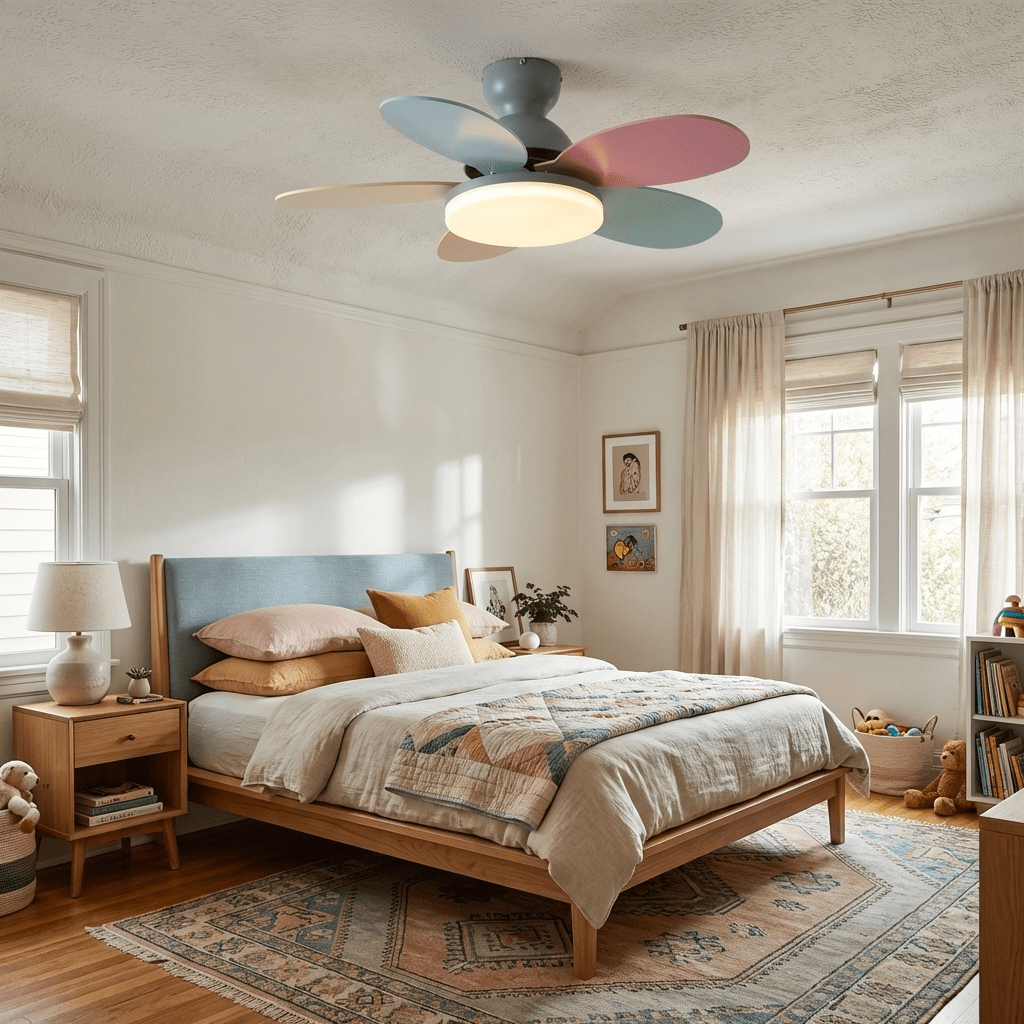 Luce per ventilatore da soffitto con pale a petalo | Ormexis
