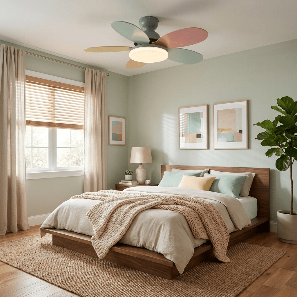 Luce per ventilatore da soffitto con pale a petalo | Ormexis