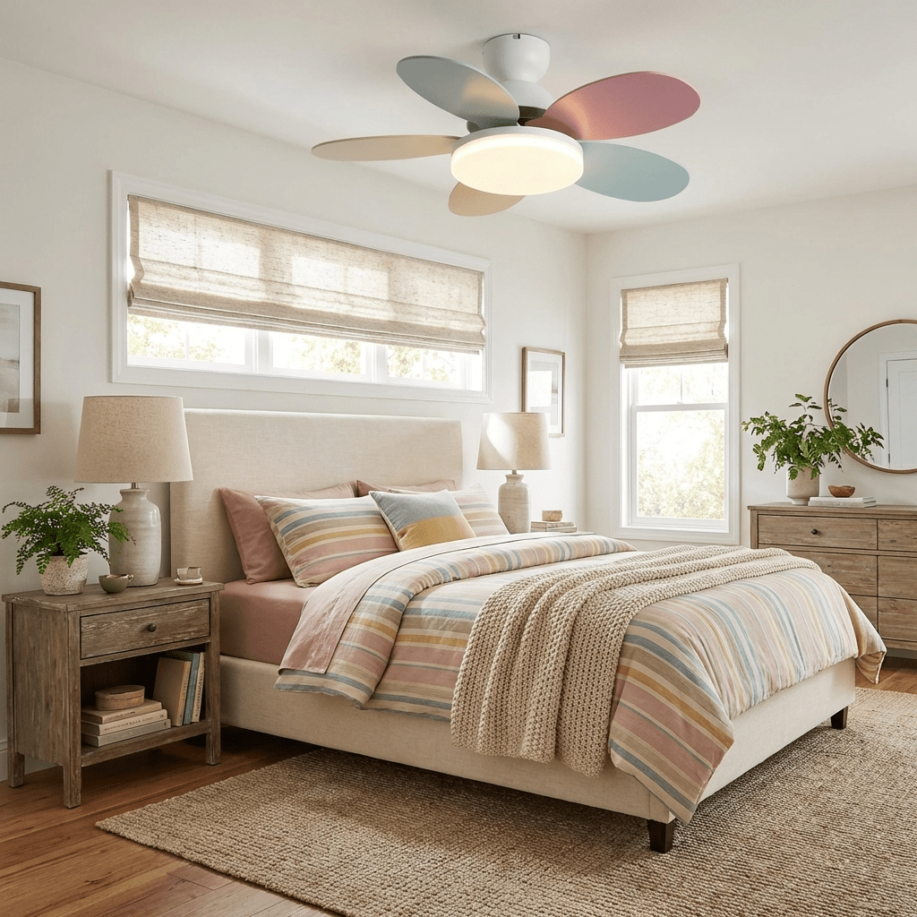 Luce per ventilatore da soffitto con pale a petalo | Ormexis