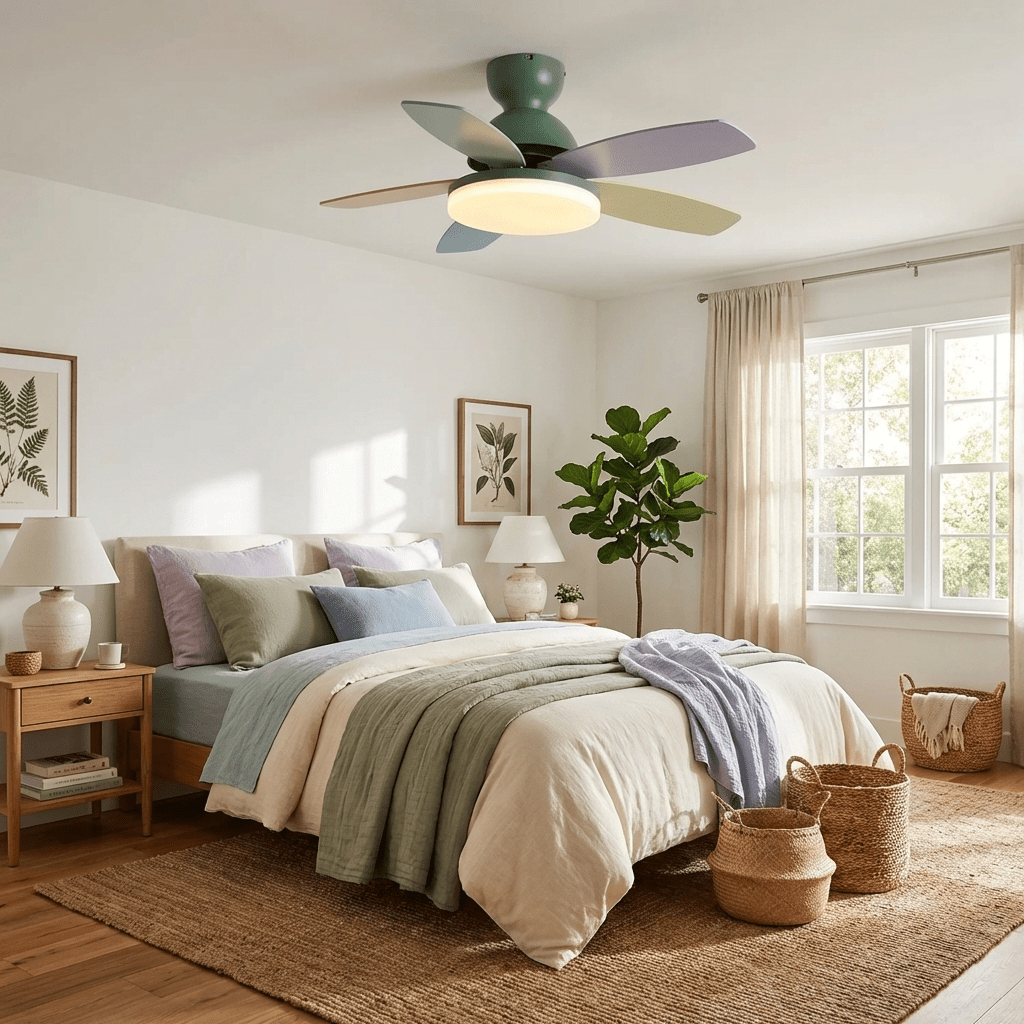 Luce per ventilatore da soffitto con pale a petalo | Ormexis
