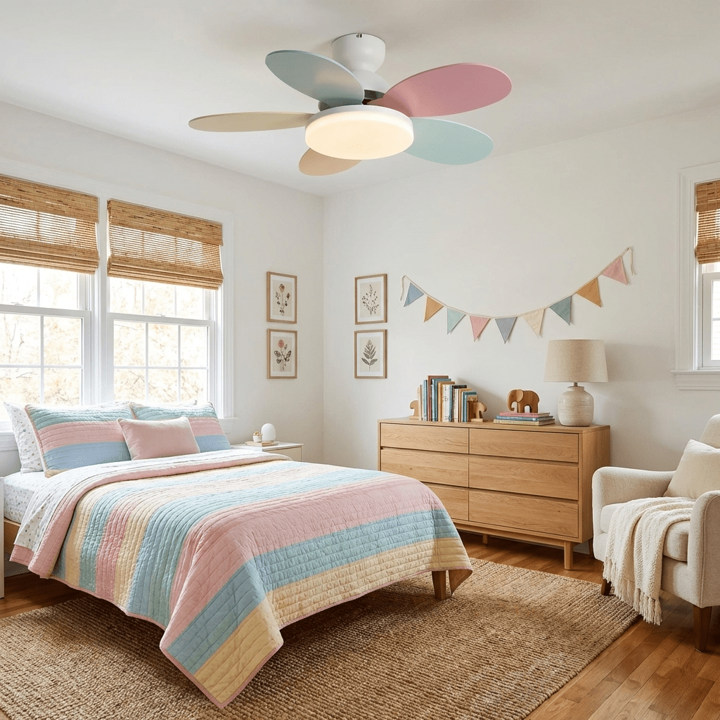 Luce per ventilatore da soffitto con pale a petalo | Ormexis
