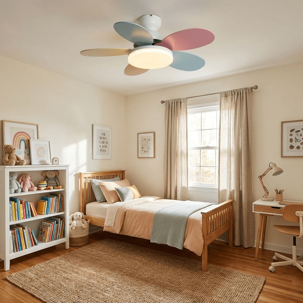 Luce per ventilatore da soffitto con pale a petalo | Ormexis