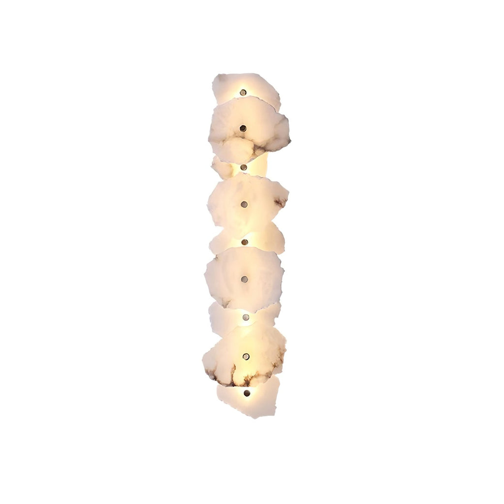 Elegant Gold Alabaster LED Wall Mount Light | Ormexis