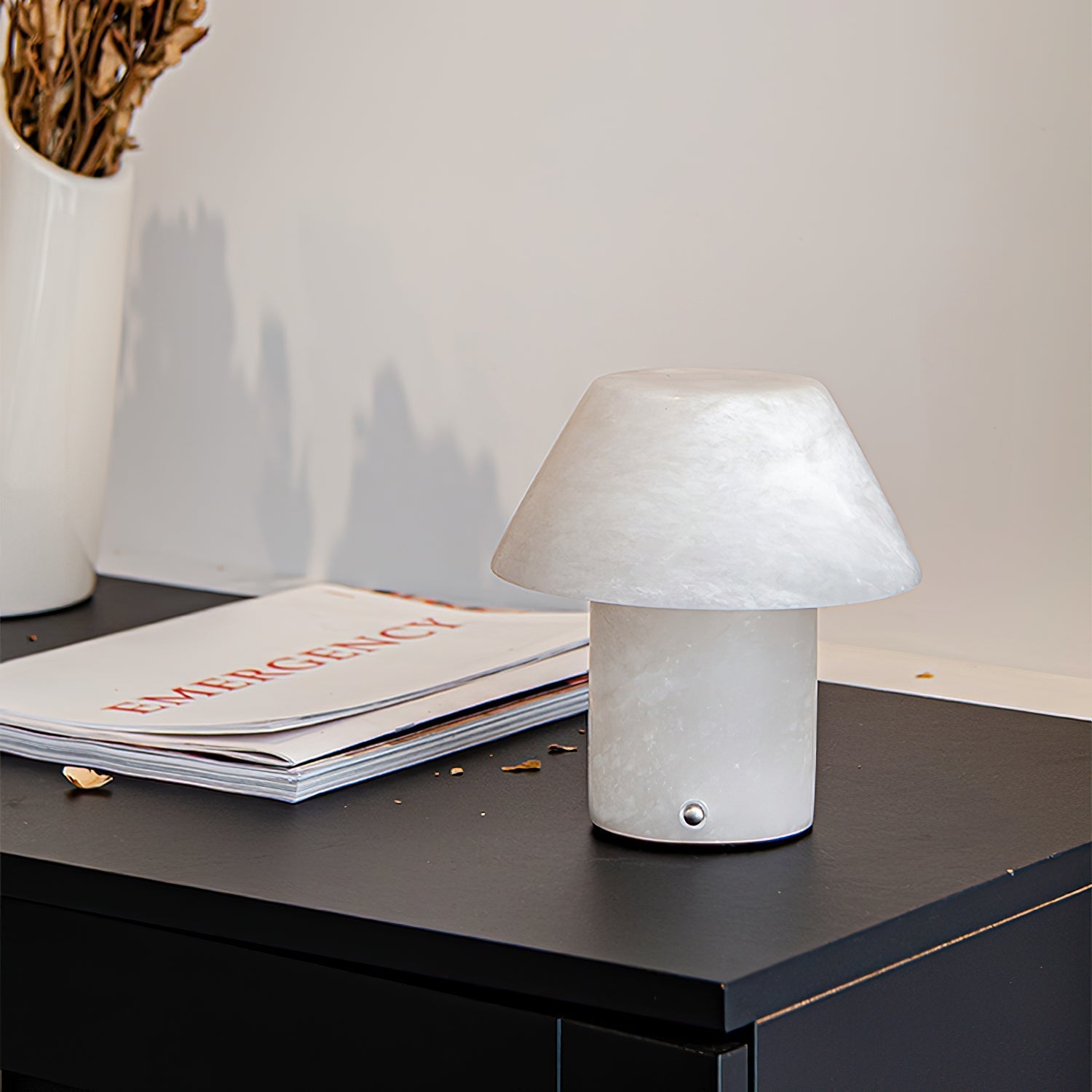 Monastisk bordslampa i alabaster | Ormexis