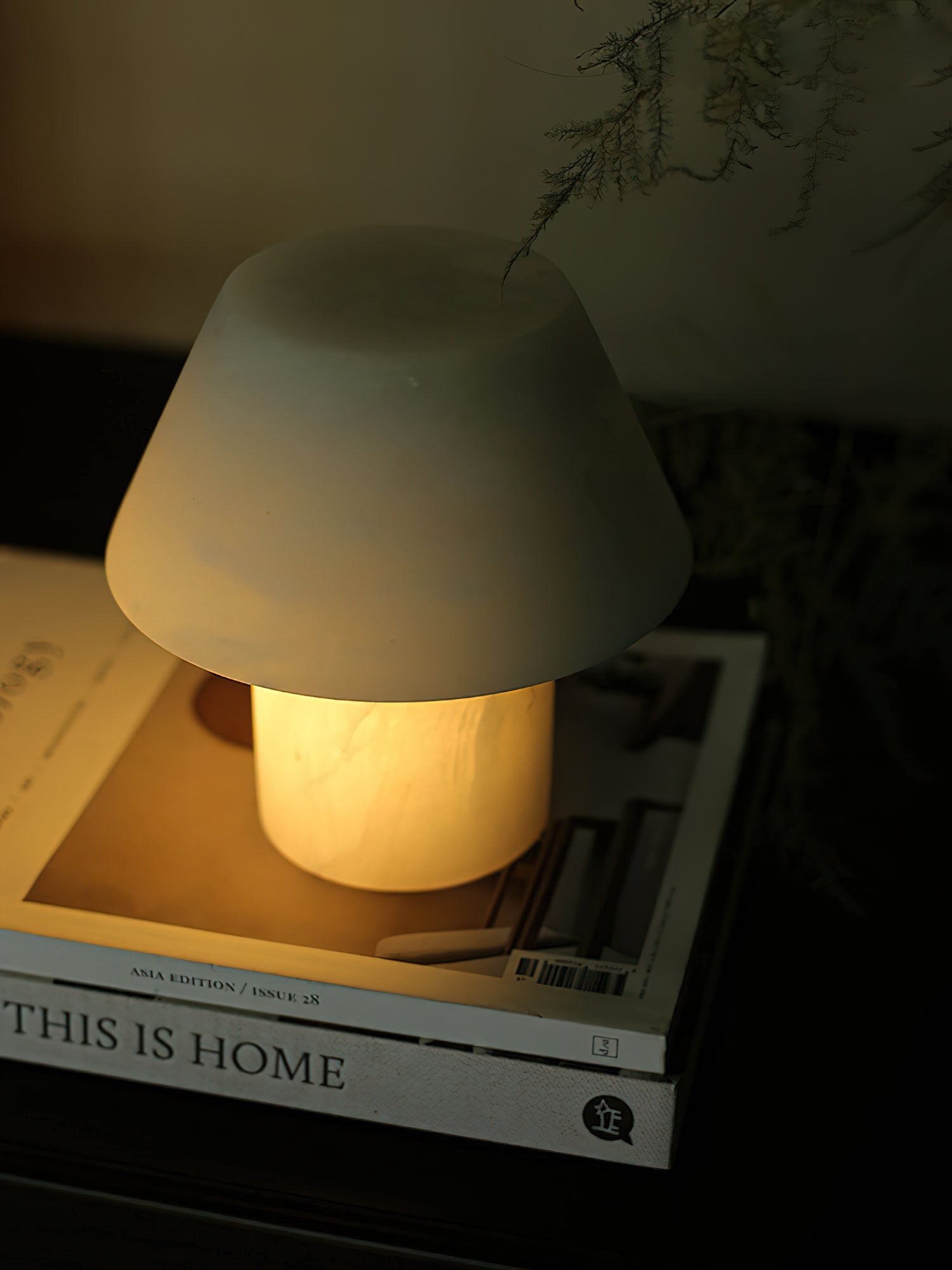Monastisk bordslampa i alabaster | Ormexis