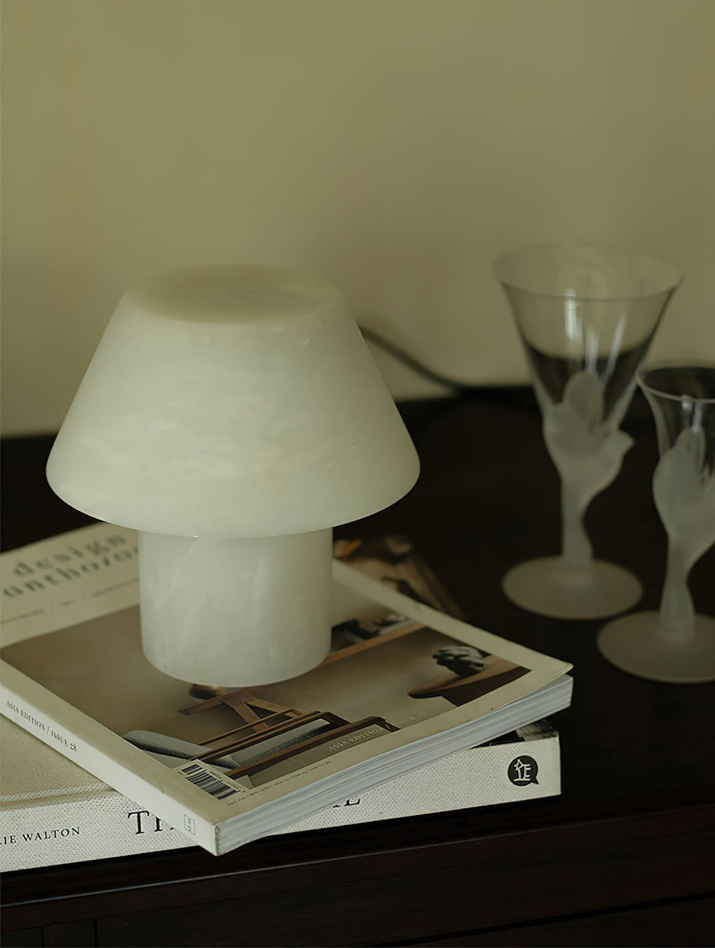 Monastisk bordslampa i alabaster | Ormexis