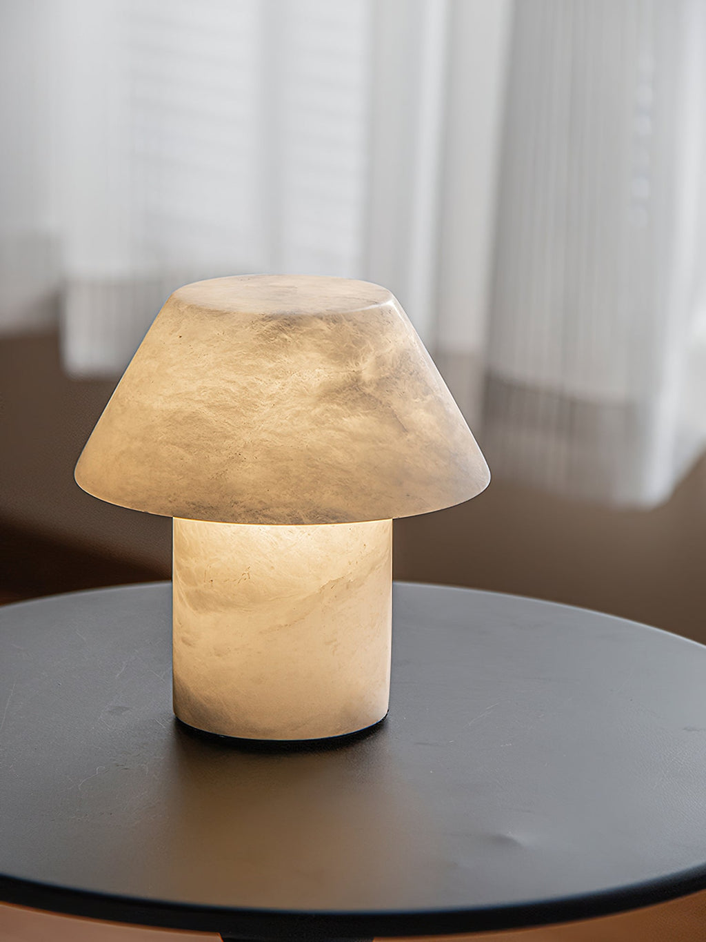 Monastisk bordslampa i alabaster | Ormexis
