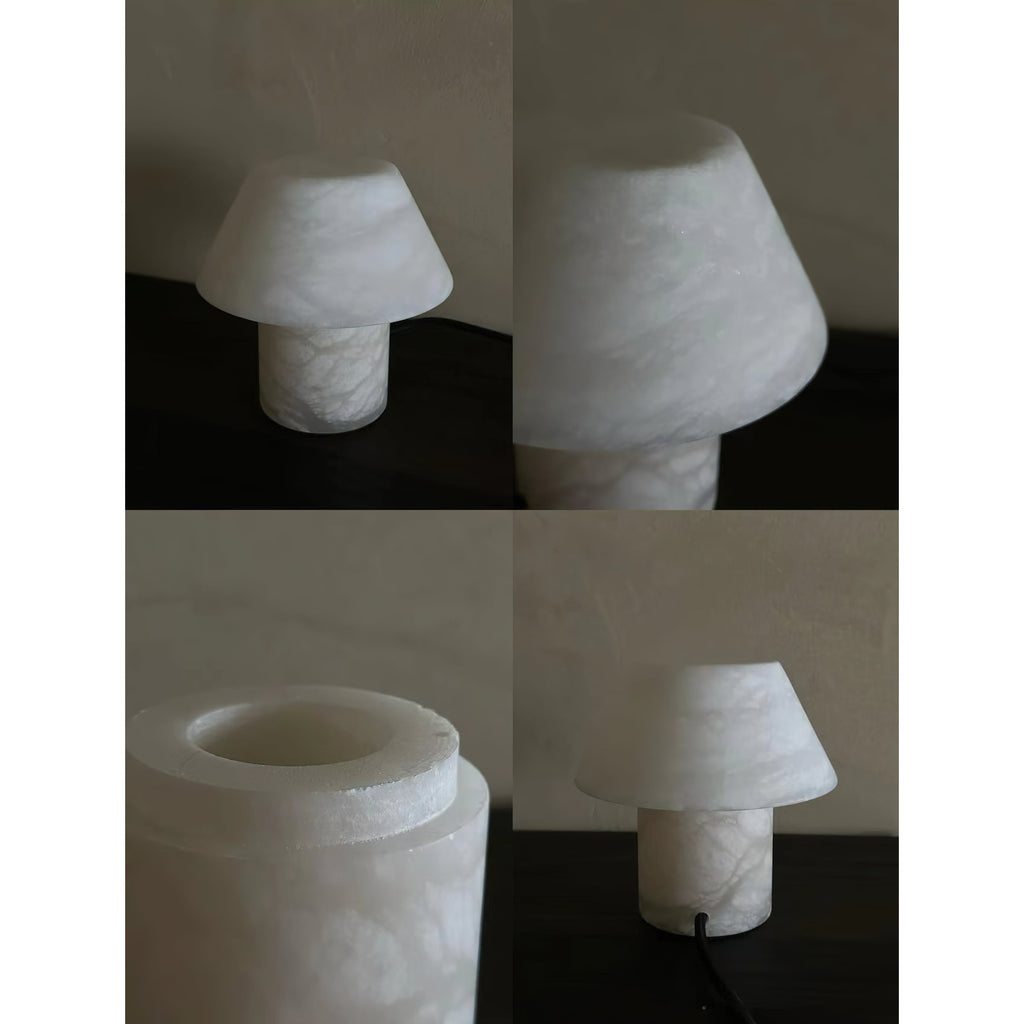 Monastisk bordslampa i alabaster | Ormexis