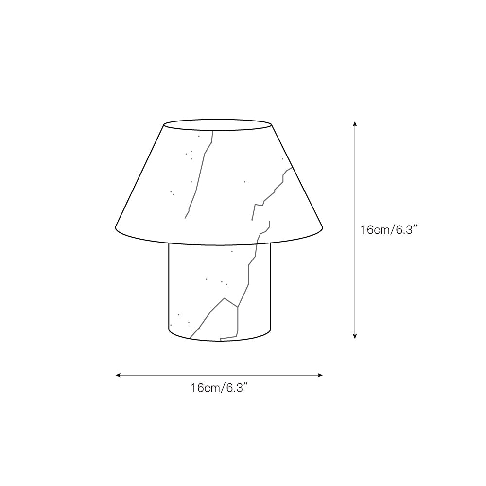 Monastisk bordslampa i alabaster | Ormexis