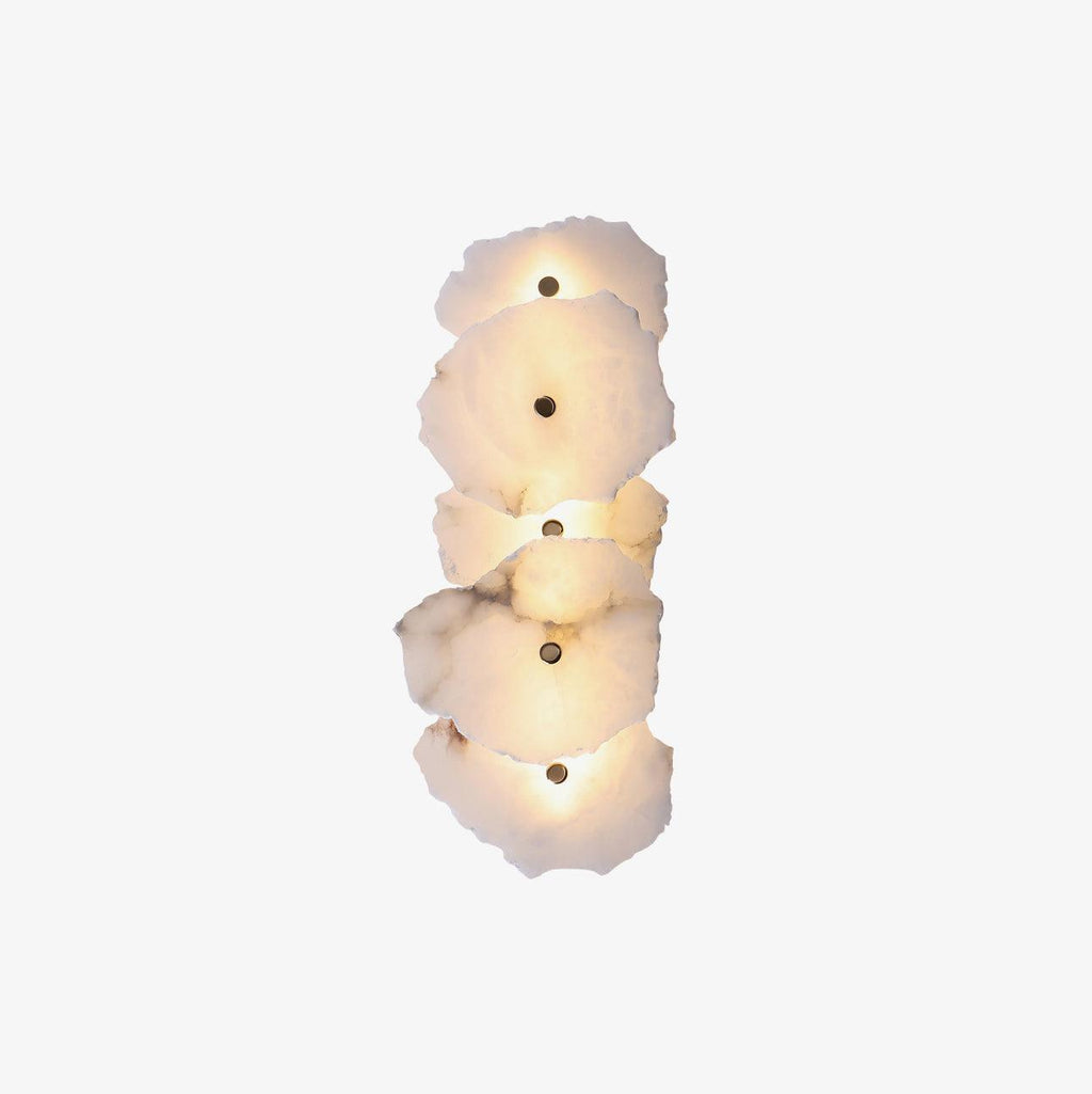 Elegant Gold Alabaster LED Wall Mount Light | Ormexis