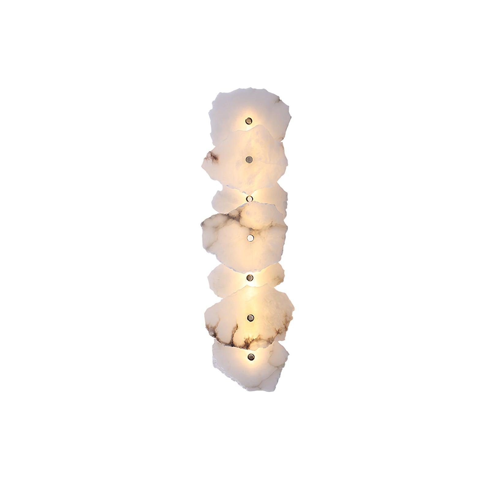 Elegant Gold Alabaster LED Wall Mount Light | Ormexis