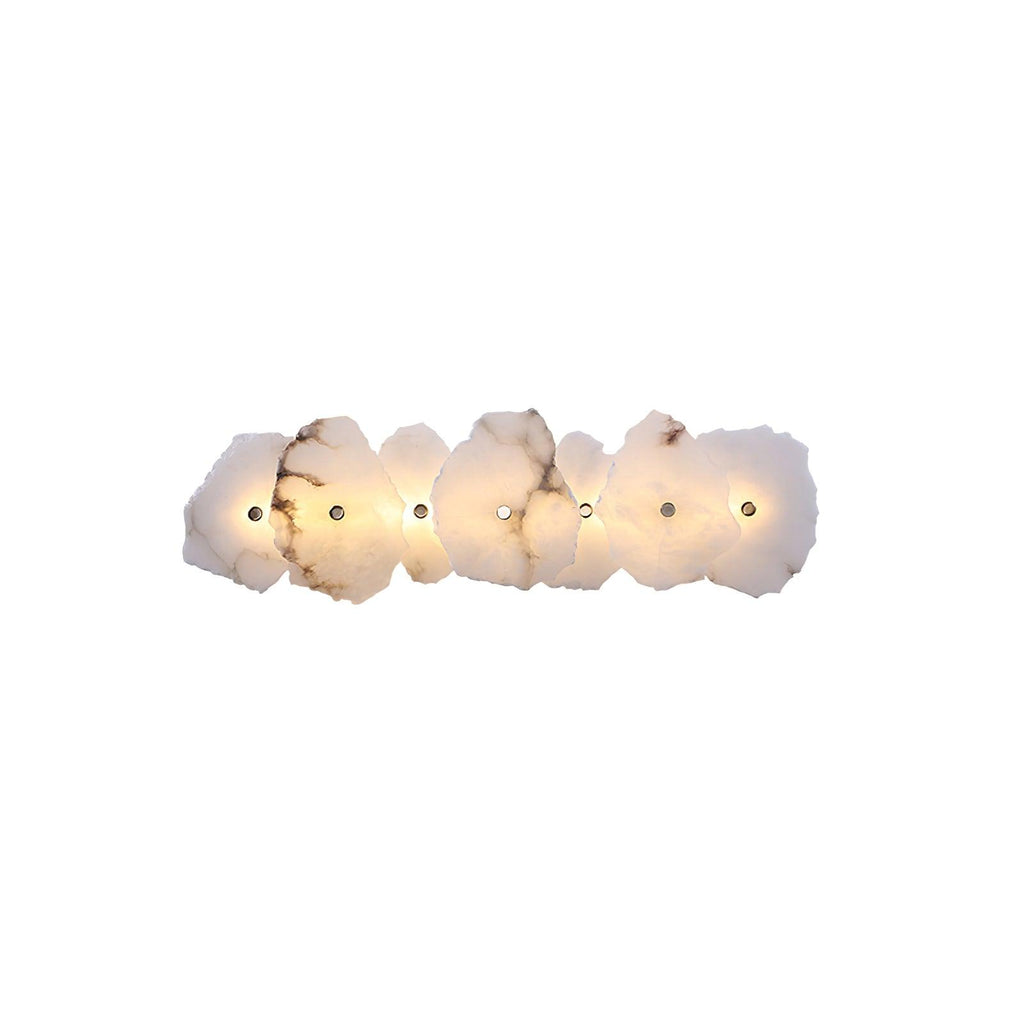 Elegant Gold Alabaster LED Wall Mount Light | Ormexis