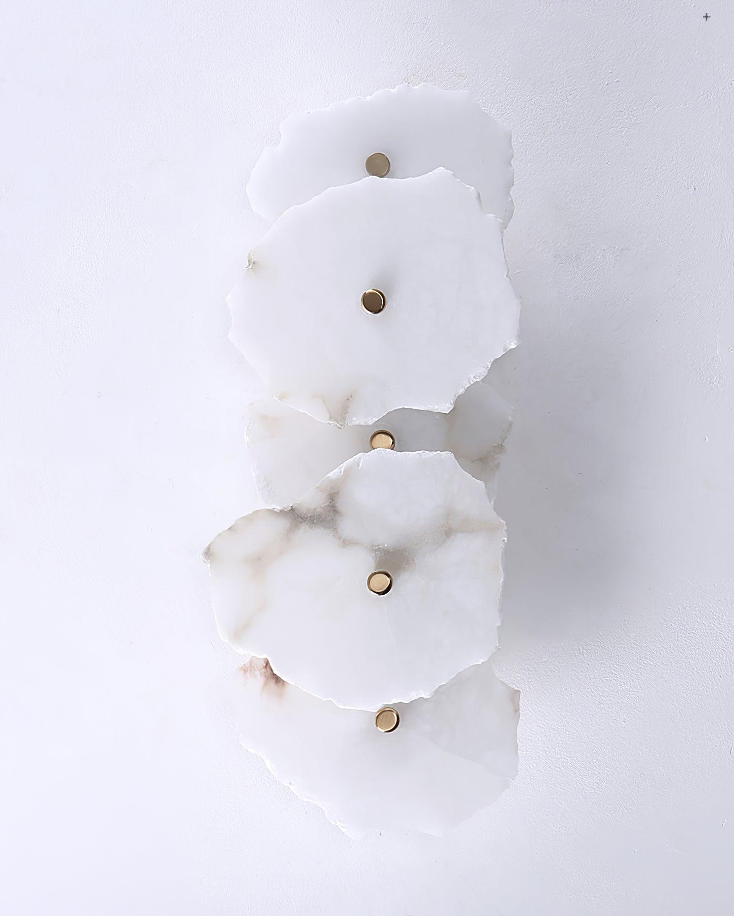 Elegant Gold Alabaster LED Wall Mount Light | Ormexis