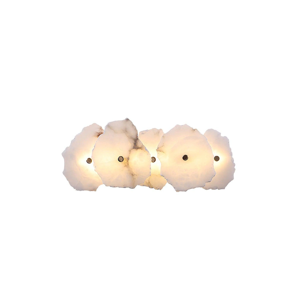 Elegant Gold Alabaster LED Wall Mount Light | Ormexis