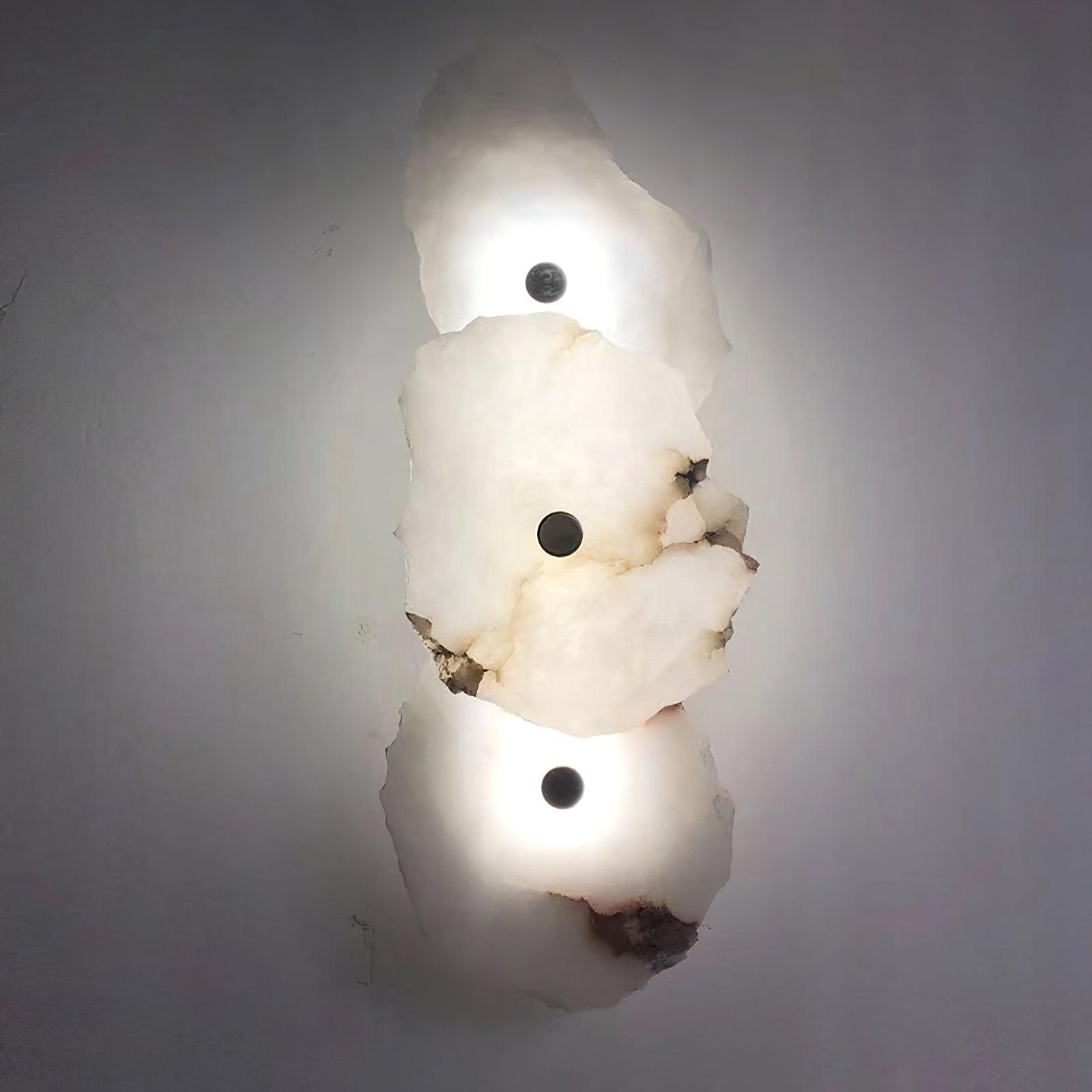Elegant Gold Alabaster LED Wall Mount Light | Ormexis