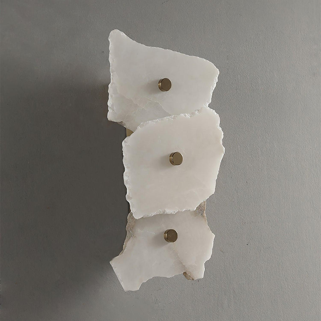 Elegant Gold Alabaster LED Wall Mount Light | Ormexis