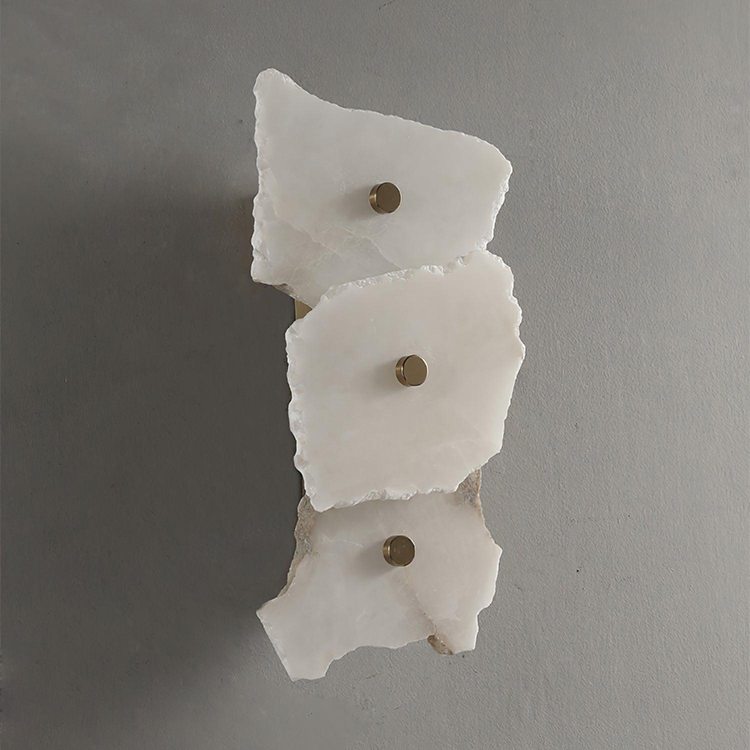 Elegant Gold Alabaster LED Wall Mount Light | Ormexis