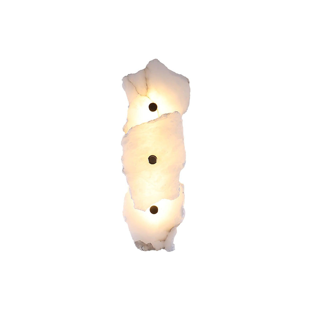 Elegant Gold Alabaster LED Wall Mount Light | Ormexis