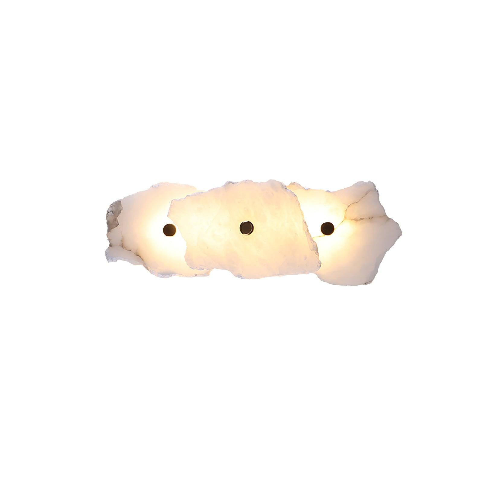 Elegant Gold Alabaster LED Wall Mount Light | Ormexis