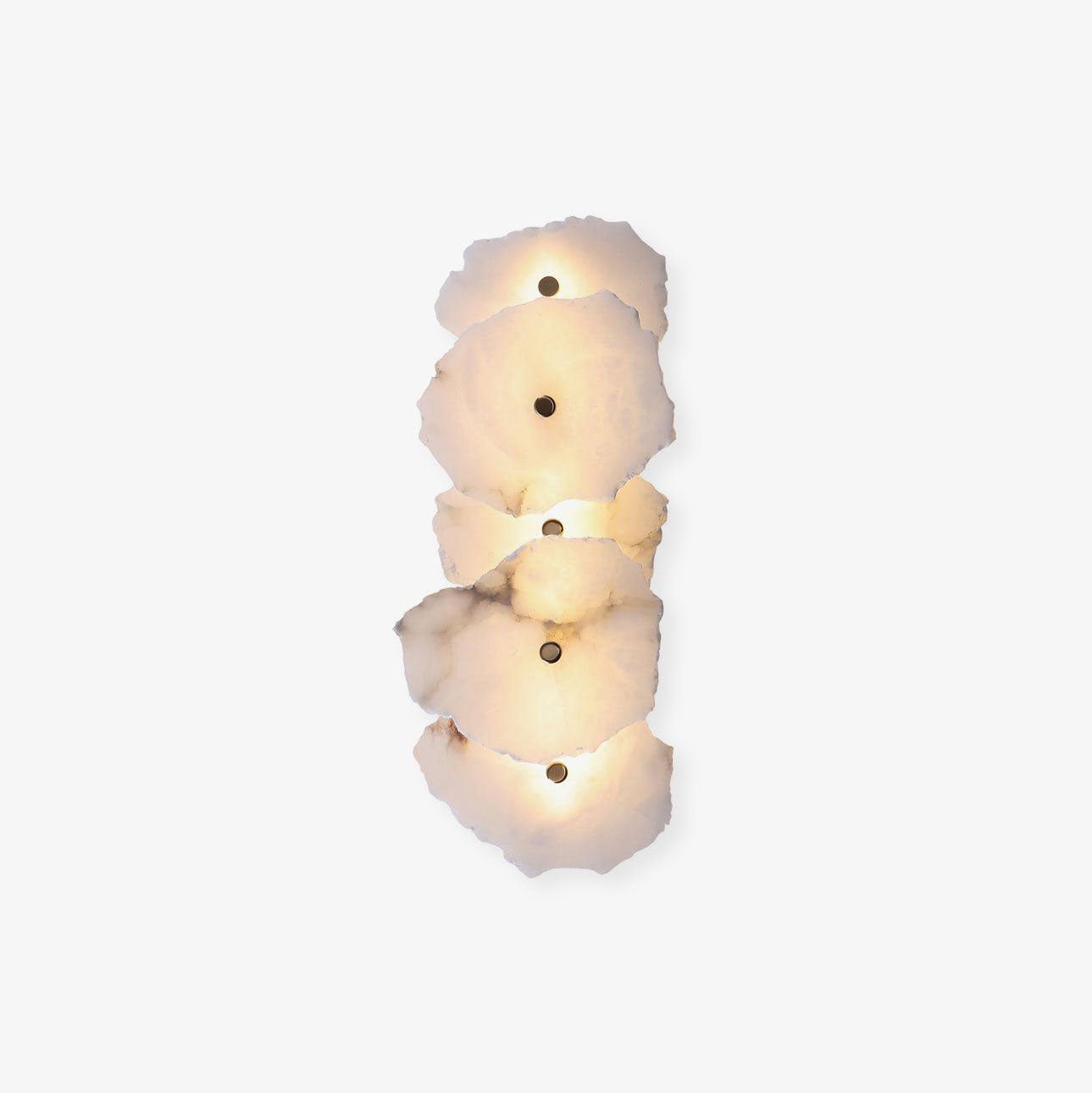 Elegant Gold Alabaster LED Wall Mount Light | Ormexis