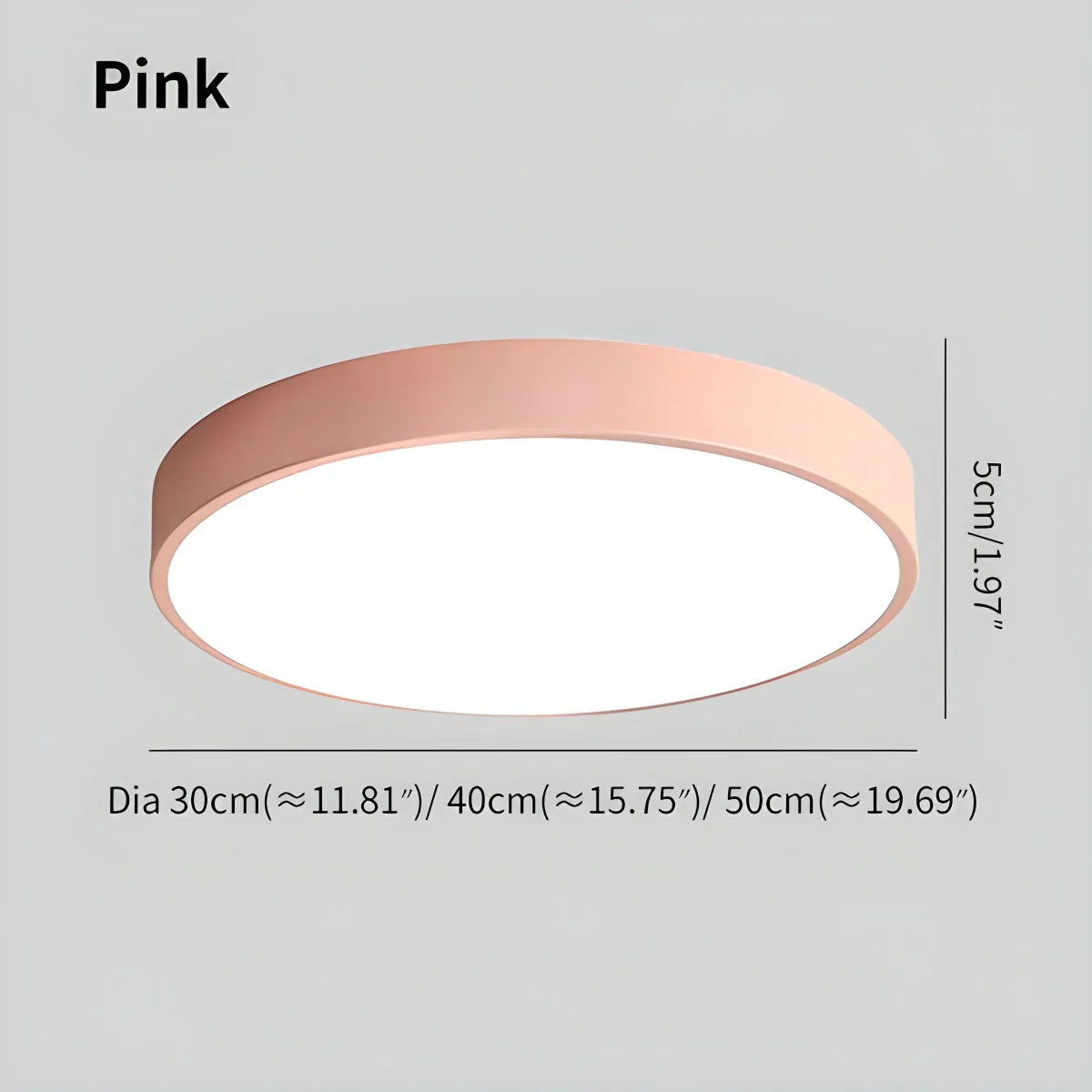 LED stropní světlo Macaron minimalistické kruhové svítidlo pro moderní interiéry