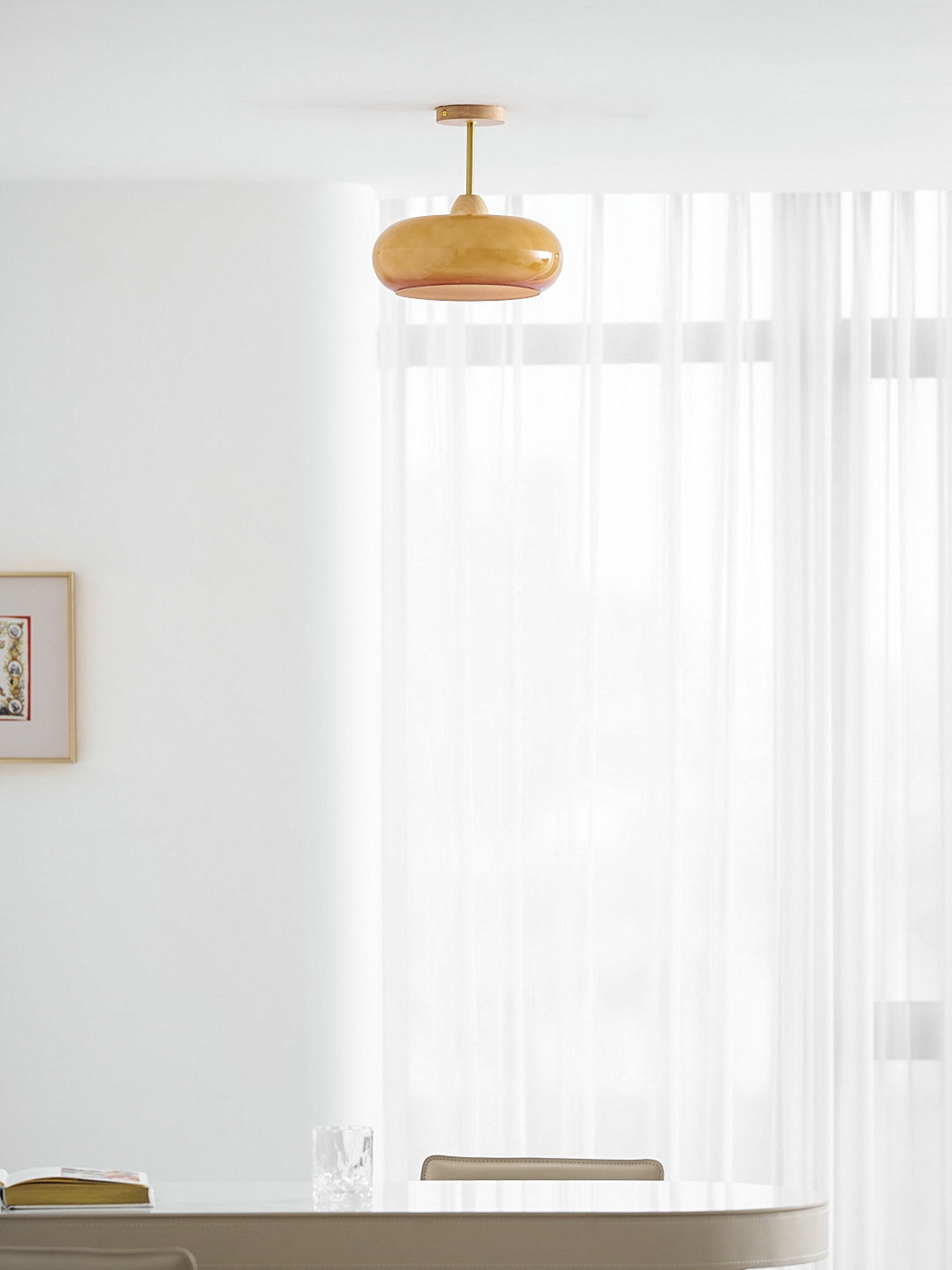 Bauhaus-schijfplafondlamp | Ormexis