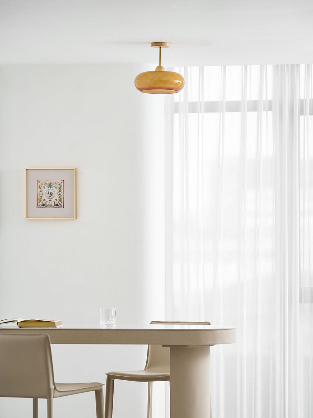 Bauhaus-schijfplafondlamp | Ormexis