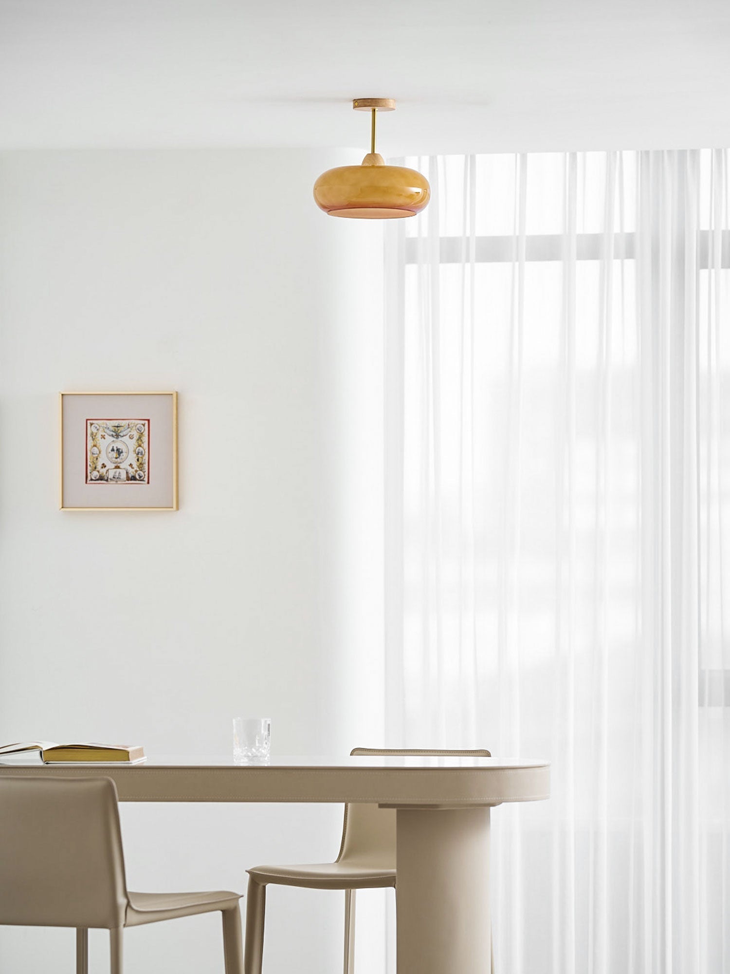 Bauhaus-schijfplafondlamp | Ormexis