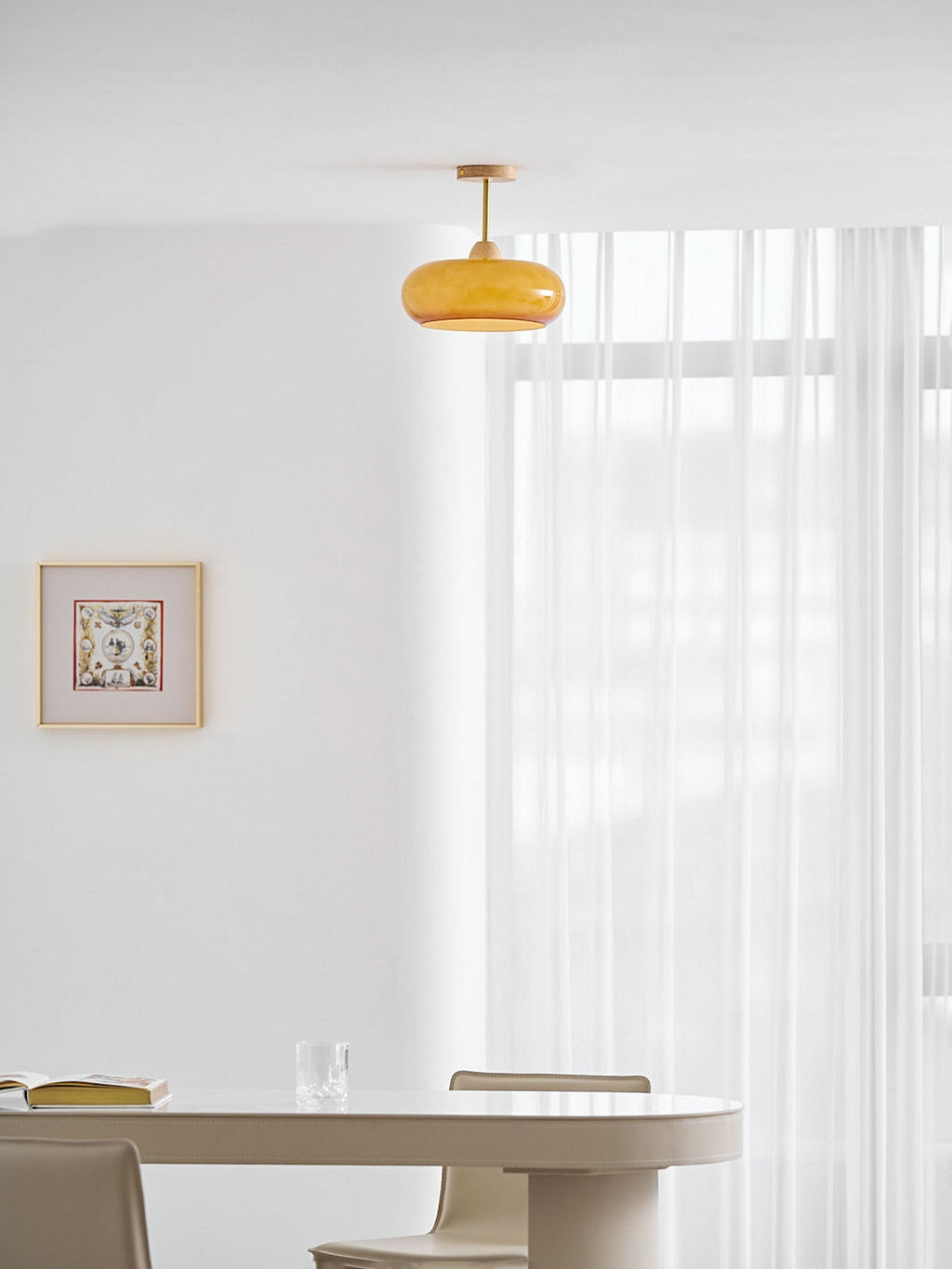 Bauhaus-schijfplafondlamp | Ormexis