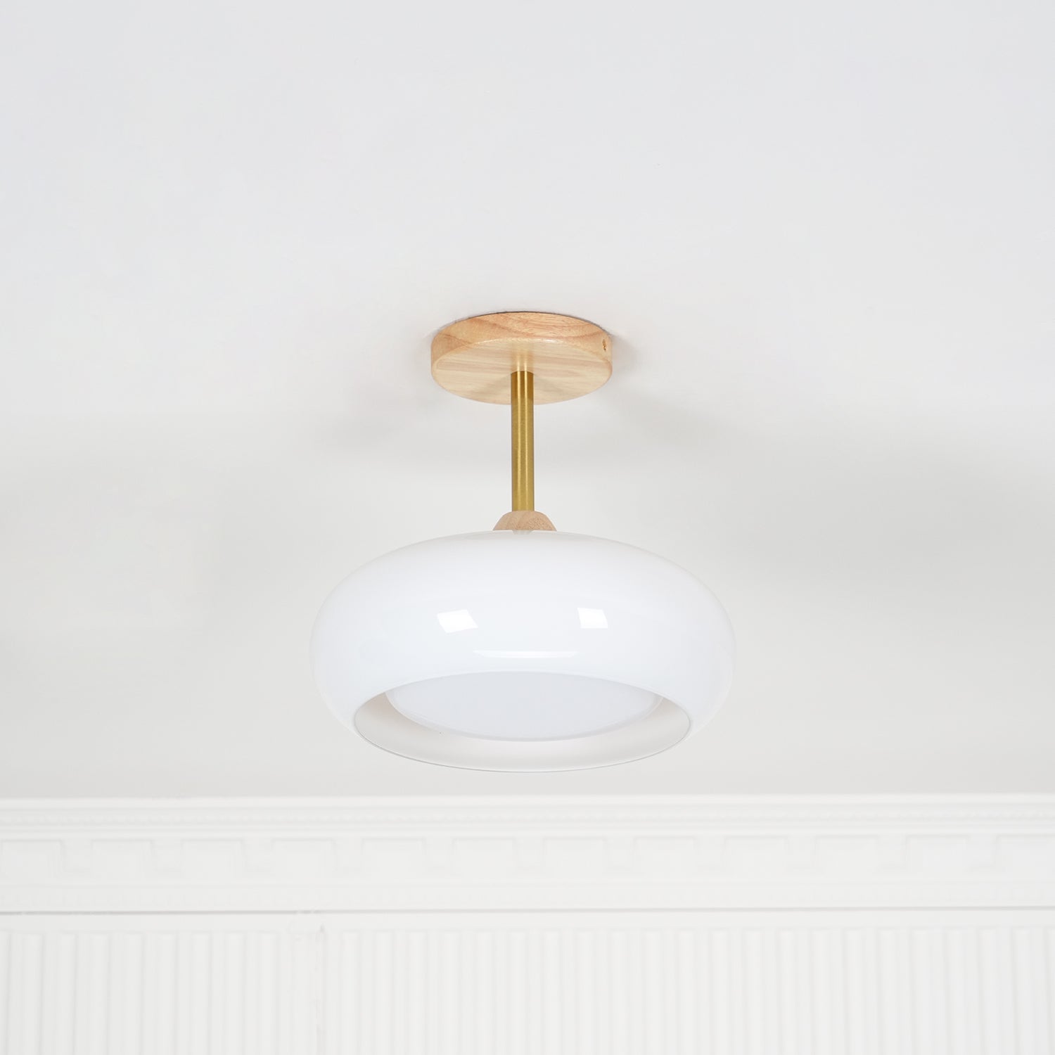Bauhaus-schijfplafondlamp | Ormexis