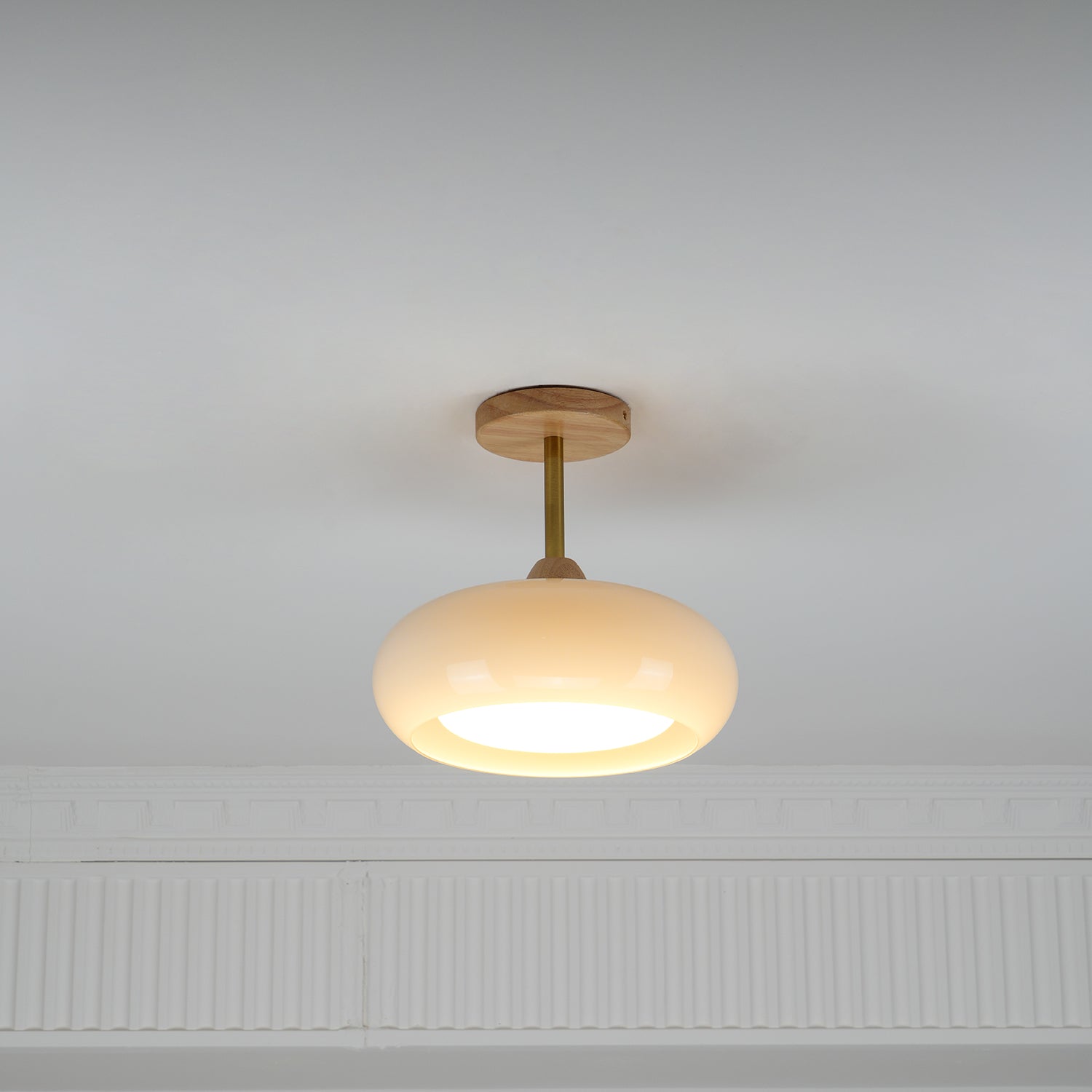 Bauhaus-schijfplafondlamp | Ormexis