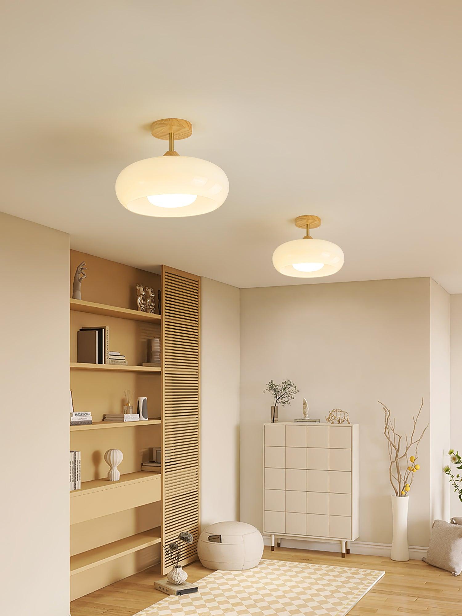Bauhaus-schijfplafondlamp | Ormexis