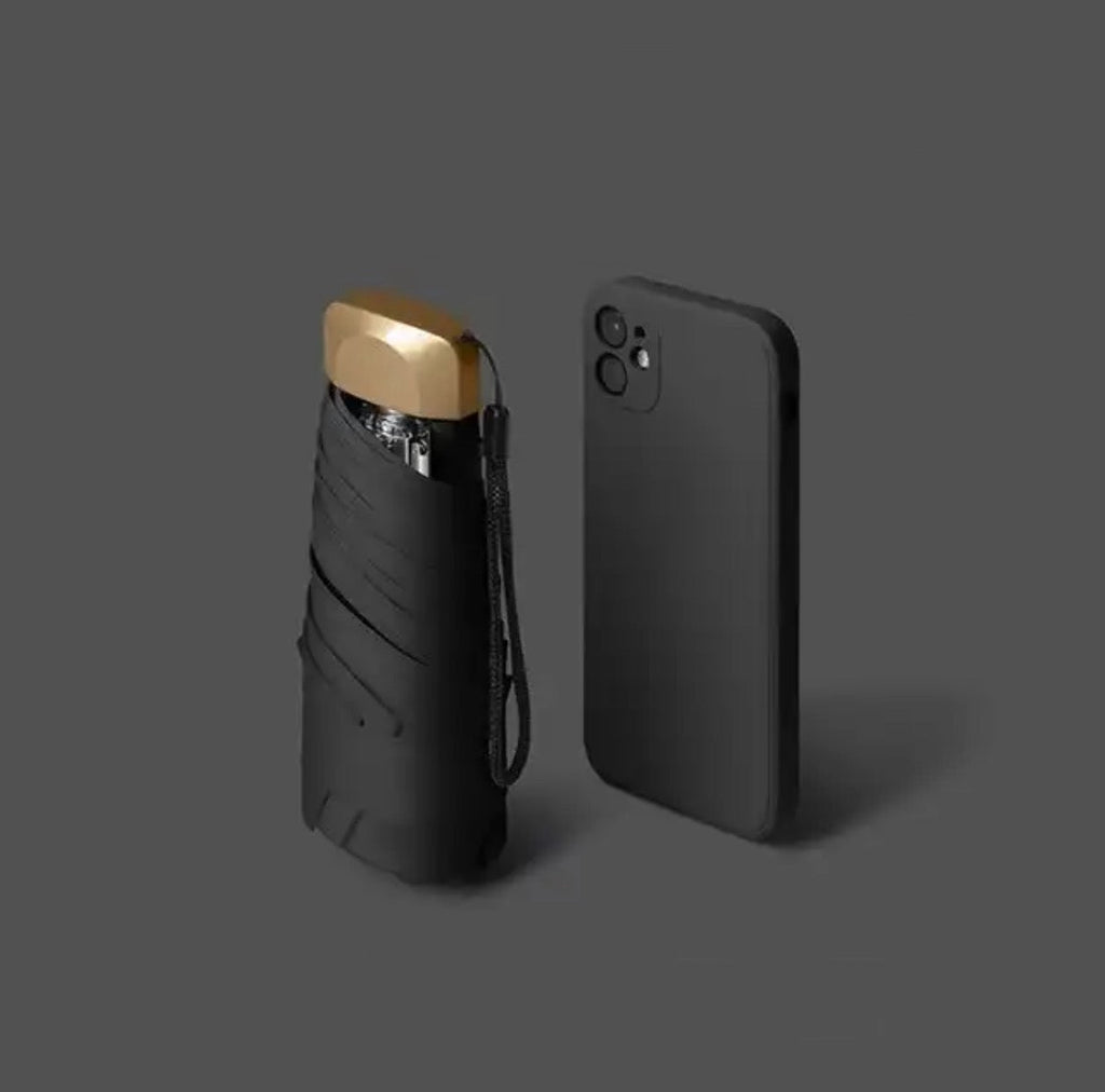Parapluie de poche ultra fin, résistant au vent et protection UV pour tous les temps