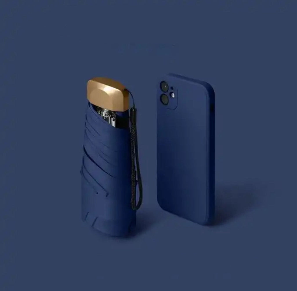 Parapluie de poche ultra fin, résistant au vent et protection UV pour tous les temps