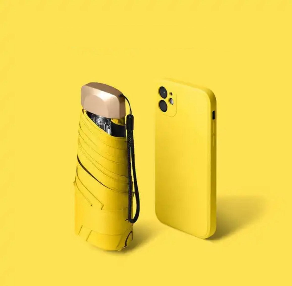 Parapluie de poche ultra fin, résistant au vent et protection UV pour tous les temps