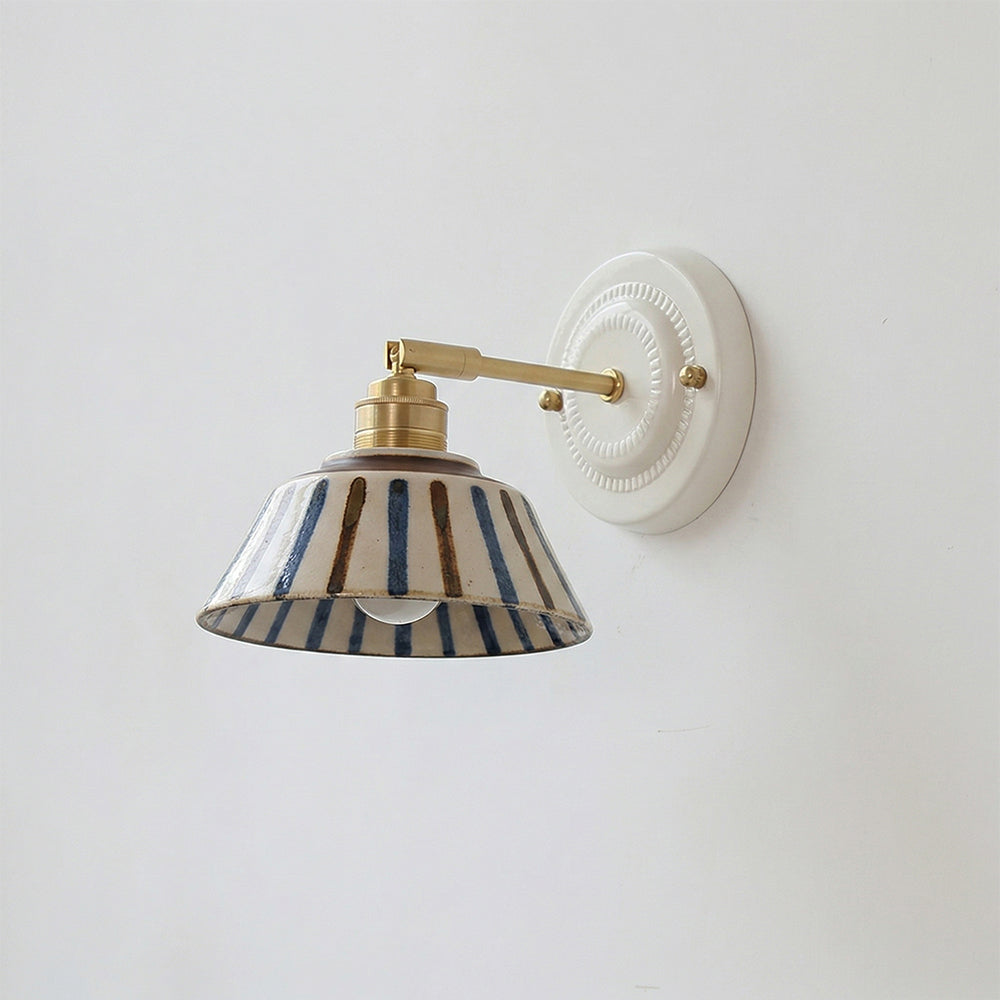 Porcelænsblomst-væglampe | Ormexis