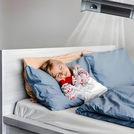 Whisper Quiet 3 Speed Portable Cooling Unit With Compact Design For Instant Cooling Relief