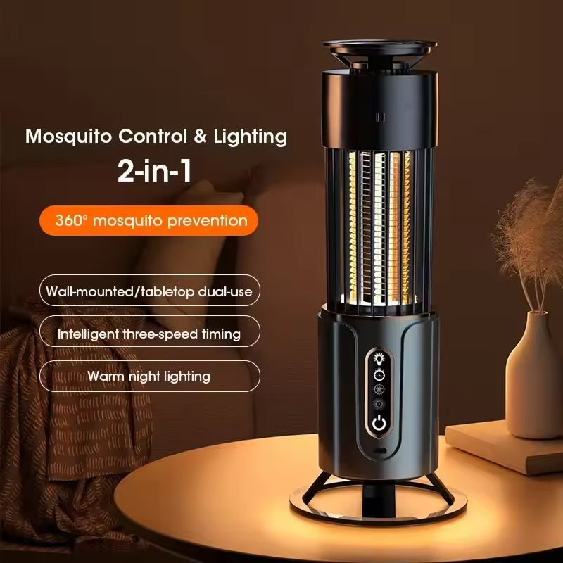 Mobile Bug Zapper For Indoor And Outdoor Mosquito Care USB Rechargeable