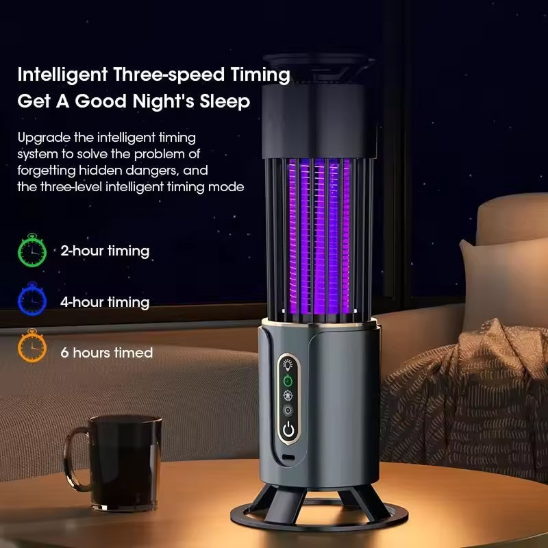 Mobile Bug Zapper For Indoor And Outdoor Mosquito Care USB Rechargeable