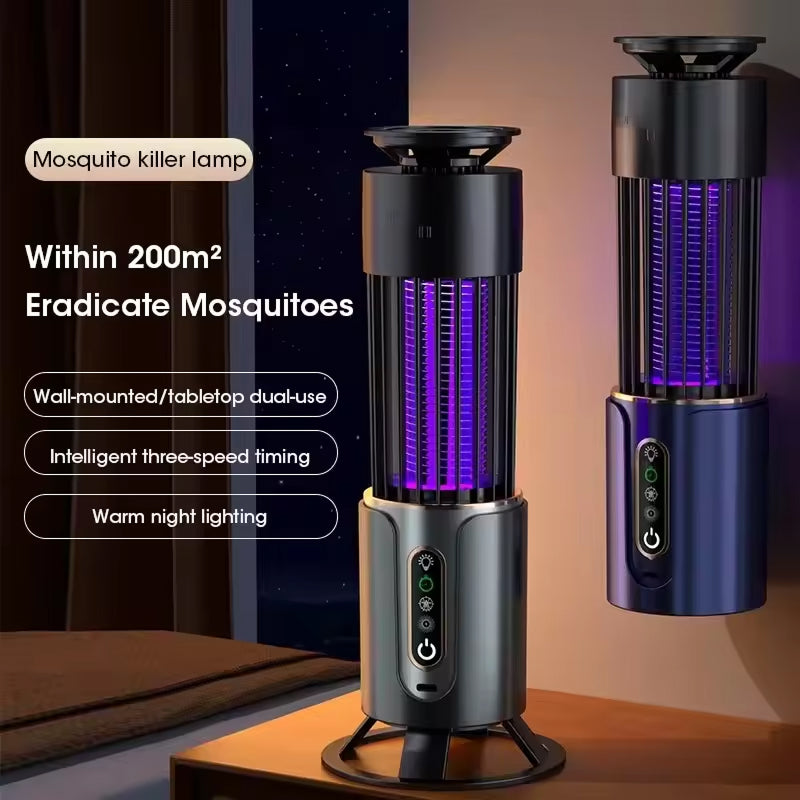 Mobile Bug Zapper For Indoor And Outdoor Mosquito Care USB Rechargeable