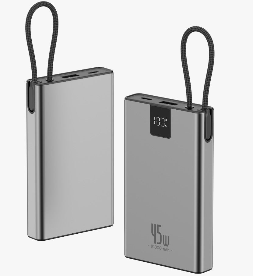 סוללת גיבוי בנפח 10000mAh עם תצוגת LED לטעינה מהירה של כל המכשירים