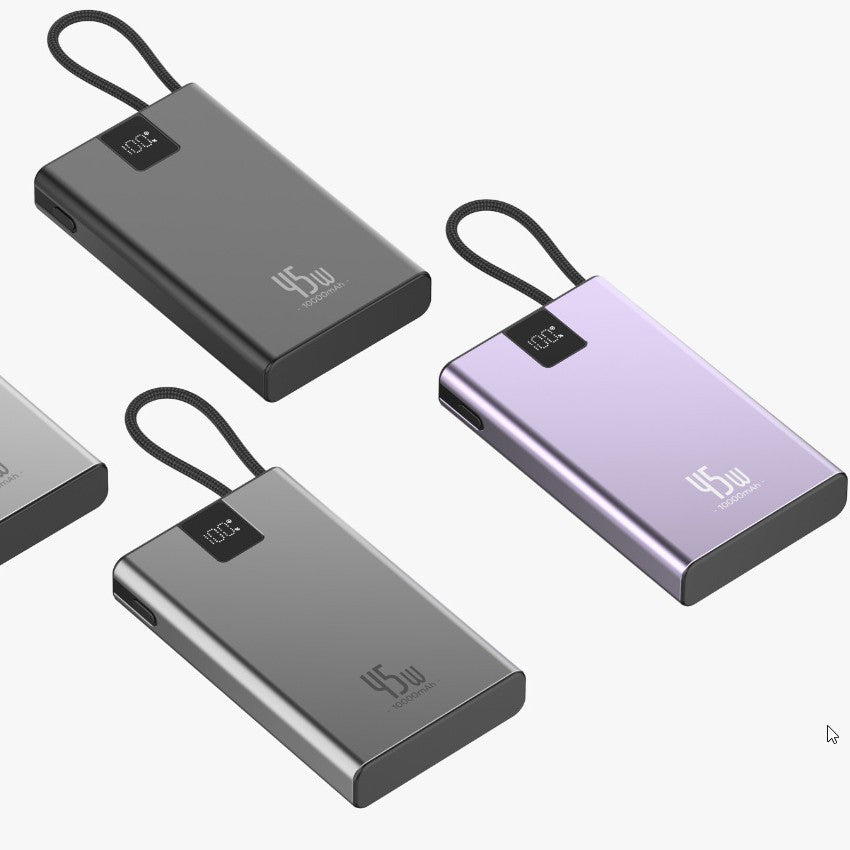 סוללת גיבוי בנפח 10000mAh עם תצוגת LED לטעינה מהירה של כל המכשירים