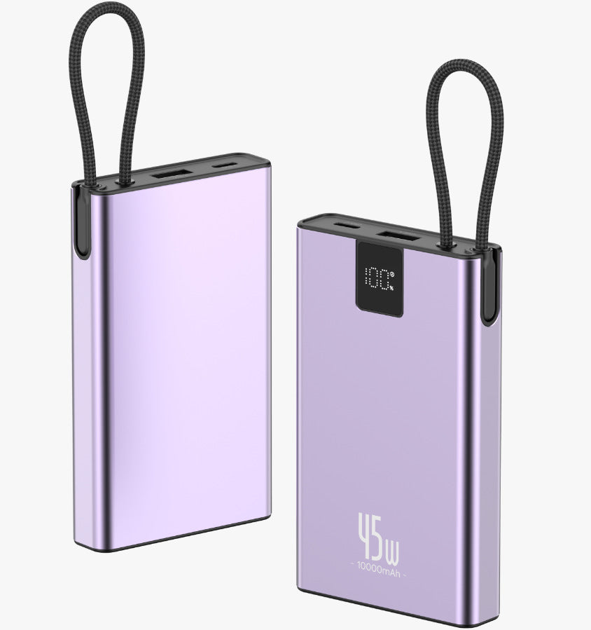 סוללת גיבוי בנפח 10000mAh עם תצוגת LED לטעינה מהירה של כל המכשירים